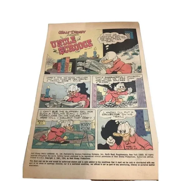 Vintage Whitman Comics Uncle Scrooge Issue No 189 - Picture 3 of 4